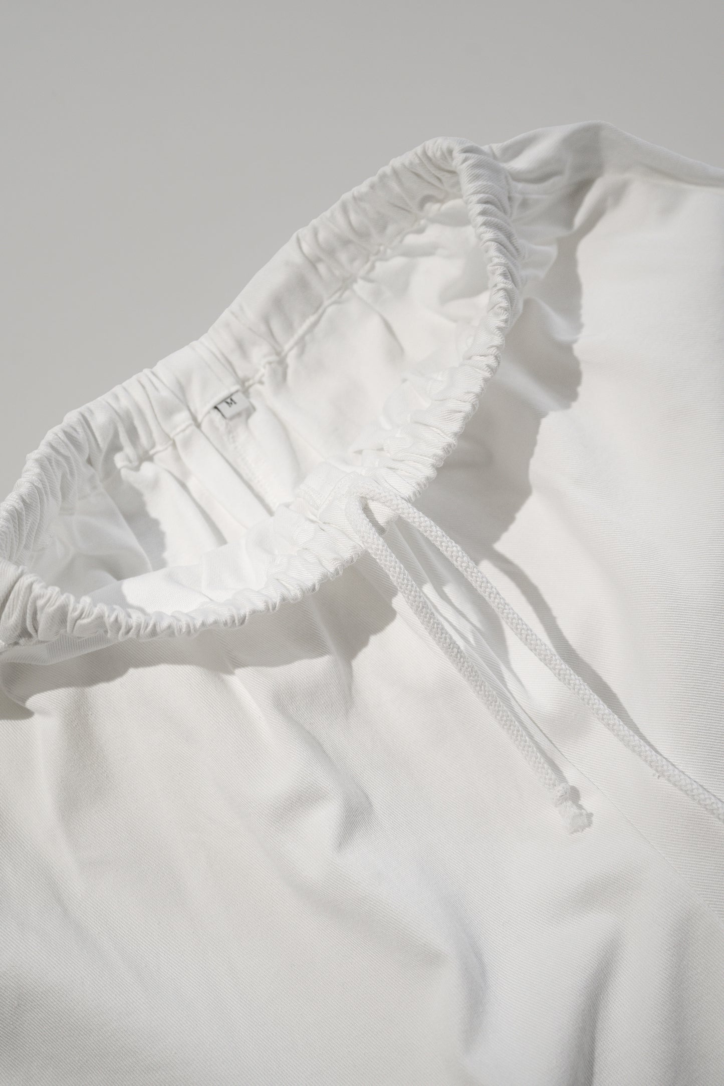 White cotton trousers